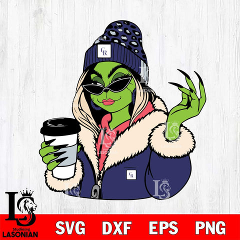 Colorado Rockies Boujee Grinch 9 Svg Eps Dxf Png File, Digital Download, Instant Download