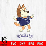 Colorado Rockies Chilli Dance Svg Eps Dxf Png File, Digital Download, Instant Download