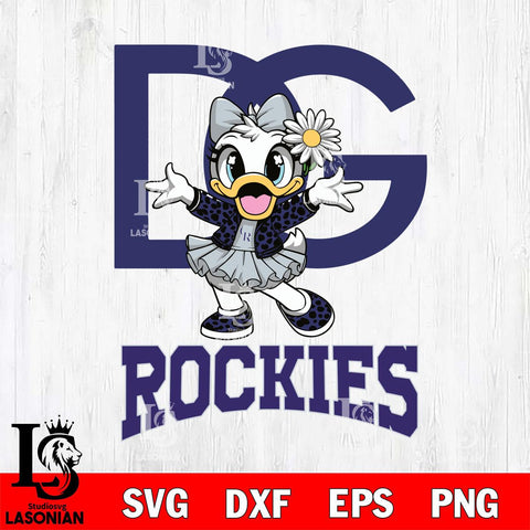 Colorado Rockies Dolce And Gabbana Daisy Duck Disney Svg Eps Dxf Png File, Digital Download, Instant Download