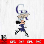 Colorado Rockies Fancy Minnie Svg Eps Dxf Png File, Digital Download, Instant Download