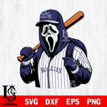 Colorado Rockies Ghostface 3 Svg Eps Dxf Png File, Digital Download, Instant Download