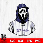 Colorado Rockies Ghostface 4 Svg Eps Dxf Png File, Digital Download, Instant Download