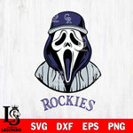 Colorado Rockies Ghostface 5 Svg Eps Dxf Png File, Digital Download, Instant Download