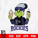 Colorado Rockies Grinch 2 coffee Svg Eps Dxf Png File, Digital Download, Instant Download