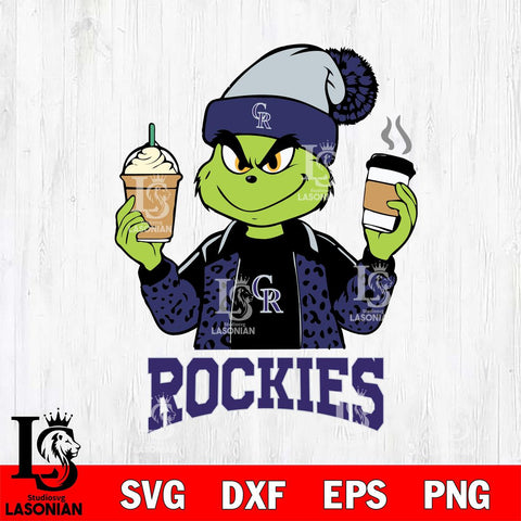 Colorado Rockies Grinch 2 coffee Svg Eps Dxf Png File, Digital Download, Instant Download