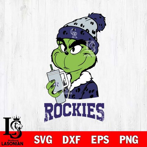 Colorado Rockies Grinch Bougie Leopard Svg Eps Dxf Png File, Digital Download, Instant Download
