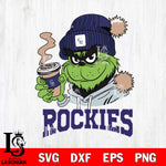 Colorado Rockies Grinch Cofffe Hoodie Cut Files Cricut, Svg Dxf Eps Png file , Silhouette
