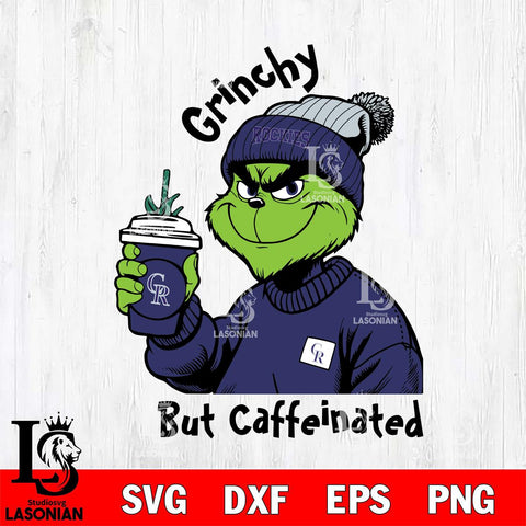 Colorado Rockies Grinchy But Caffeinated Svg Eps Dxf Png File, Digital Download, Instant Download
