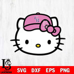 Colorado Rockies Hello Kitty Pink Baseball 6 Svg Eps Dxf Png File, MLB svg, Digital Download, Instant Download