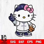 Colorado Rockies Pink Hello Kitty Baseball Svg Eps Dxf Png File,MLB File Cut,Digital Download,Instant Download,Svg Files