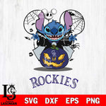 Colorado Rockies Stitch Horror Halloween Svg Eps Dxf Png File, Digital Download, Instant Download
