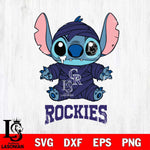 Colorado Rockies Stitch Mummy Svg Eps Dxf Png File, MLB svg, Digital Download, Instant Download