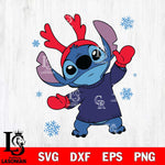 Colorado Rockies Stitch Santa Christmas SVG DXF EPS PNG file, Cut file cricut, Instant Download