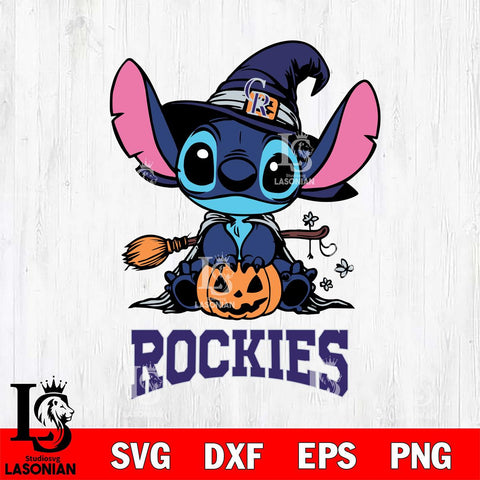 Colorado Rockies Stitch witch Svg Eps Dxf Png File, MLB svg, Digital Download, Instant Download