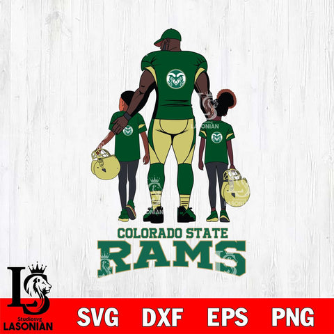 Colorado State Rams 3 Father and son Rugby SVG DXF EPS PNG FILE,NCAA SVG, Father day Digital Download,Instant Download, Silhouette
