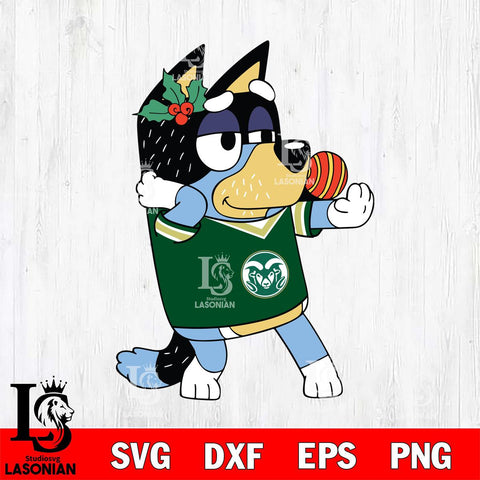 Colorado State Rams Bandit Heeler Christmas Svg Eps Dxf Png File, Digital Download, Instant Download
