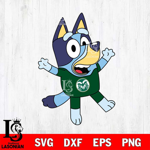 Colorado State Rams Bluey 3 Svg Eps Dxf Png File, Digital Download, Instant Download