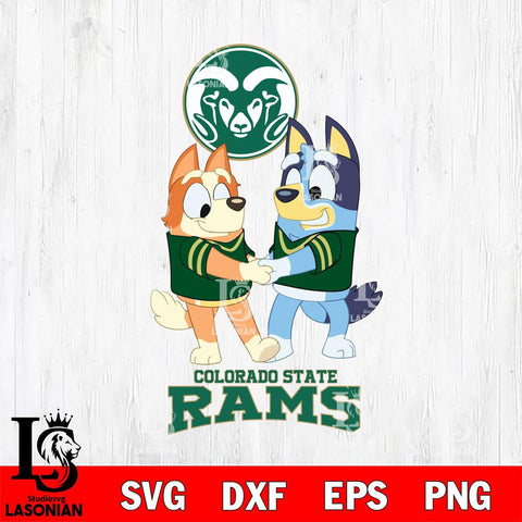 Colorado State Rams Bluey Chilli Dance Svg Eps Dxf Png File, Digital Download, Instant Download