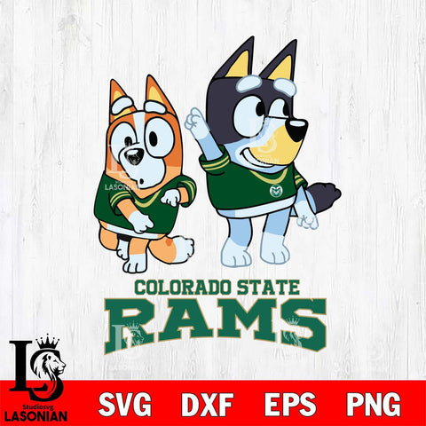 Colorado State Rams Bluey Chilli Mode Dance Svg Eps Dxf Png File, Digital Download, Instant Download