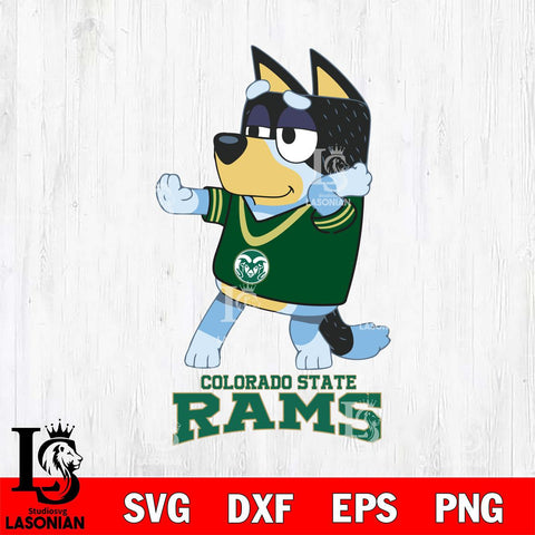 Colorado State Rams Bluey Dad Dance Svg Eps Dxf Png File, Digital Download, Instant Download