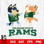 Colorado State Rams Bluey Dance Svg Eps Dxf Png File, Digital Download, Instant Download
