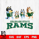 Colorado State Rams Bluey Dance Mode Squats Svg Eps Dxf Png File, Digital Download, Instant Download