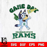 Colorado State Rams Bluey Game Day Svg Eps Dxf Png File, Digital Download, Instant Download