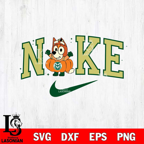 Colorado State Rams Bluey Halloween Nike NCAA Svg Eps Dxf Png File, Digital Download, Instant Download