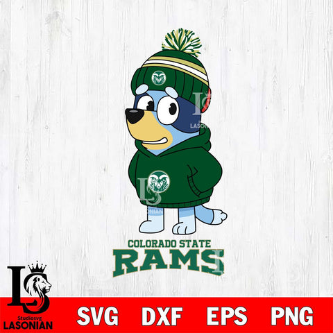Colorado State Rams Bluey Hoodie rugby Svg Eps Dxf Png File, Digital Download ,Instant Download, Cricut File