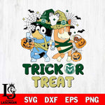 Colorado State Rams Bluey Trick or Treat Halloween 2 Svg Eps Dxf Png File, Digital Download, Instant Download