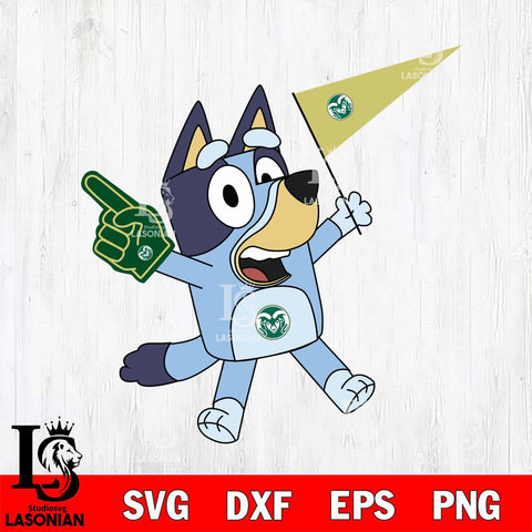 Colorado State Rams Bluey flag Svg Eps Dxf Png File, Digital Download, Instant Download