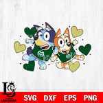 Colorado State Rams Bluey heart Svg Eps Dxf Png File, Digital Download, Instant Download