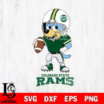 Colorado State Rams Bluey rugby Svg Eps Dxf Png File, Digital Download ,Instant Download, Cricut File