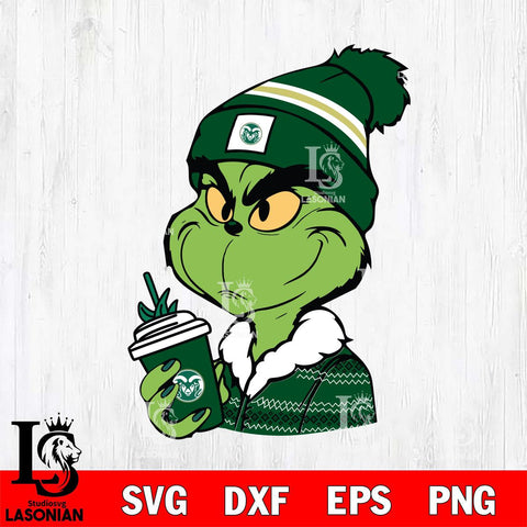 Colorado State Rams Boujee Grinch Svg Eps Dxf Png File, Digital Download, Instant Download