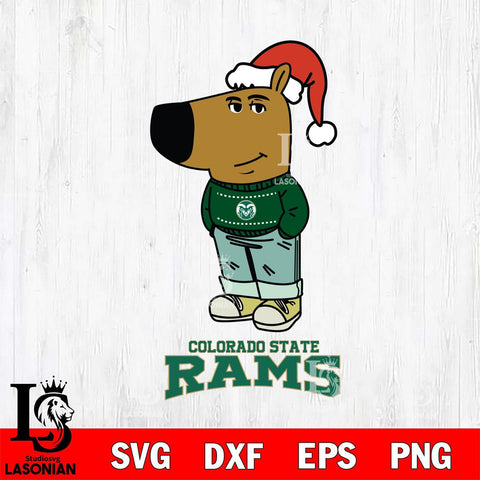 Colorado State Rams Chill Guy Christmas Svg Eps Dxf Png File,NCAA Svg Files,Chill Guy svg ,Digital Download ,Instant Download, Cricut File