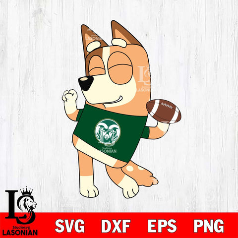Colorado State Rams Chilli bluey Svg Eps Dxf Png File, Digital Download, Instant Download