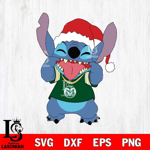 Colorado State Rams Christmas Stitch Disney Svg Eps Dxf Png File, Digital Download, Instant Download