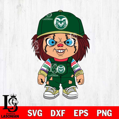 Colorado State Rams Chucky Football Horror Halloween Svg Eps Dxf Png File, NCAA svg, Digital Download, Instant Download