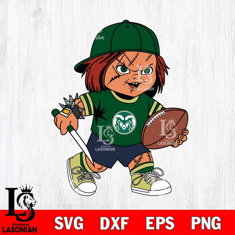 Colorado State Rams Chucky Horror 10 Svg Eps Dxf Png File, NCAA svg, Digital Download, Instant Download
