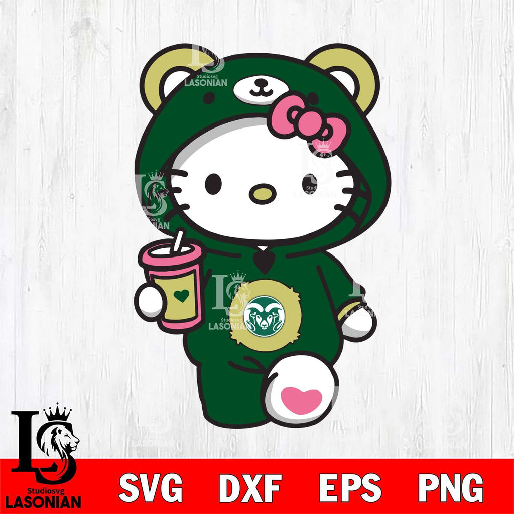 Colorado State Rams Cute Hello Kitty – lasoniansvg