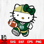 Colorado State Rams Cute Hello Kitty Football 9 Svg Eps Dxf Png File, NCAA svg, Digital Download, Instant Download