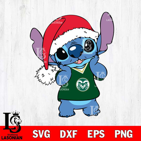 Colorado State Rams Cute Stitch Christmas Svg Eps Dxf Png File, Digital Download, Instant Download