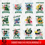 Colorado State Rams Disney Rad Dad NCAA Bundle 12 SVG DXF EPS PNG FILE, BUNDLE NCAA Disney Father day File Cut,Digital Download,Instant Download,Disney Svg Files
