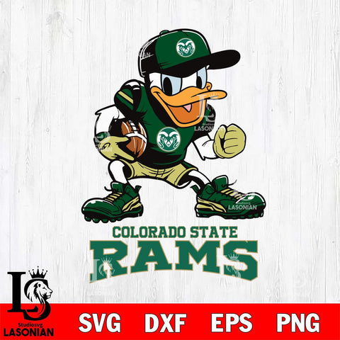 Colorado State Rams Donal Duck Disney, Svg Eps Dxf Png File, Digital Download
