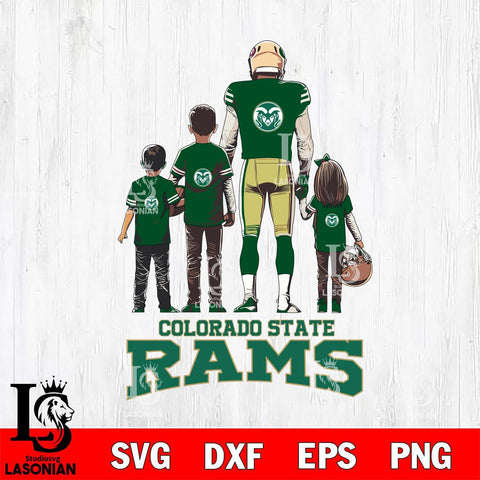 Colorado State Rams Father Football SVG DXF EPS PNG FILE,NCAA SVG, Father day Digital Download,Instant Download, Silhouette