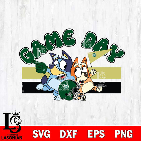 Colorado State Rams Game Day Bluey Svg Eps Dxf Png File, Digital Download, Instant Download