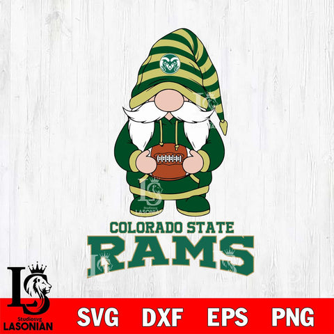 Colorado State Rams Gnome Football File Cut, NCAA SVG, Digital Download , Criucut , Silhouette