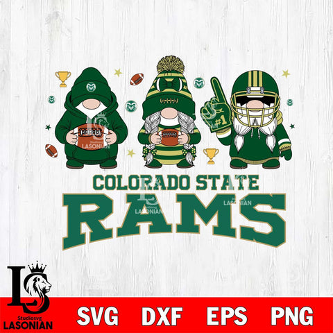 Colorado State Rams Gnome #1 Football File Cut, NCAA SVG, Digital Download , Criucut , Silhouette