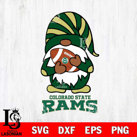 Colorado State Rams Gnomes Football Svg Eps Dxf Png File, Digital Download, Instant Download