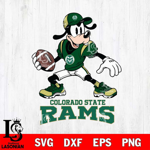 Colorado State Rams Goofy Disney, Svg Eps Dxf Png File, Digital Download